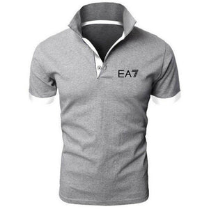 summer fashion EA7 perfect logo printed polo RF New men high quality social Polo shirts Polo Shirt for women and mens'